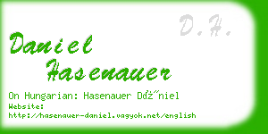 daniel hasenauer business card